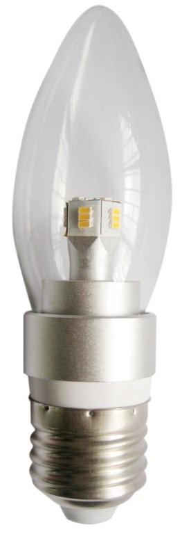 GLOBE LED ES CAN DIMM 4W 3000K CLR 300D (290 Lumens) WTY 3YR