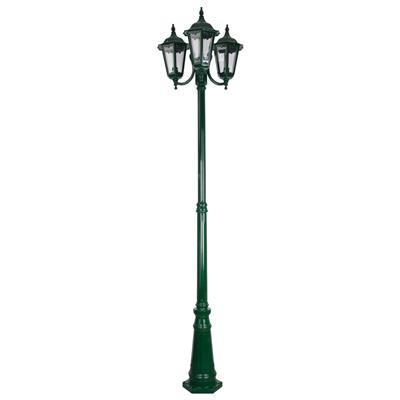 CHESTER 3LT 2.4M POSTLIGHT B22 GREEN
