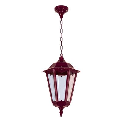 CHESTER-LARGE CHAIN PENDANT B22 BURGUNDY