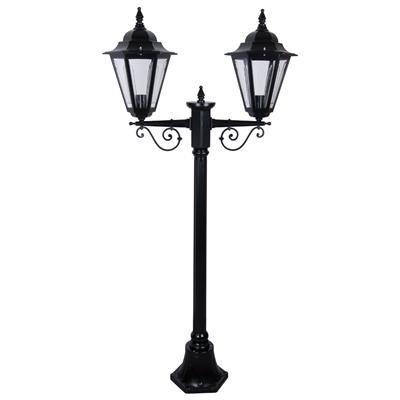 TURIN 2LT 1.49M POSTLIGHT B22 BLACK