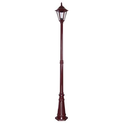 TURIN 1LT 2.37M POSTLIGHT B22 BURGUNDY