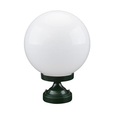 SIENA SMALL PILLAR POST 250MM OPAL E27 GREEN