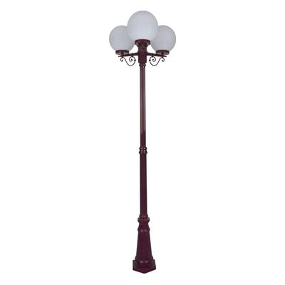 SIENA 3LT 2.35M 250MM OPAL POSTLIGHT BURGUNDY
