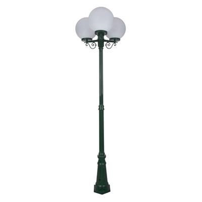 SIENA 3LT 2.4M 300MM OPAL POSTLIGHT GREEN