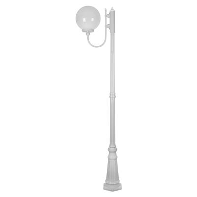 LISBON 1LT 2.29M 300MM OPAL POSTLIGHT WHITE