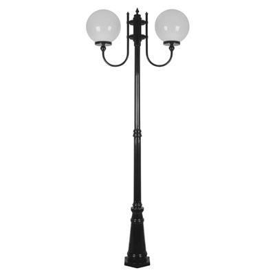 LISBON 2LT 2.29M 300MM OPAL POSTLIGHT BLACK