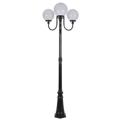LISBON 3LT 2.29M 250MM OPAL POSTLIGHT BLACK