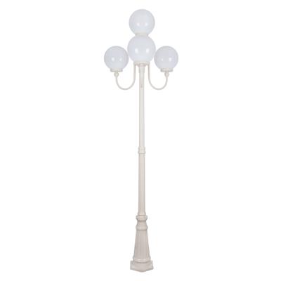 LISBON 4LT 2.54M 250MM OPAL POSTLIGHT BEIGE