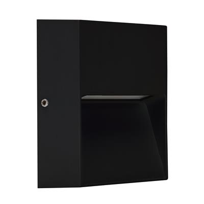 ZEKE 4W SQR WB 240V BLK 3K