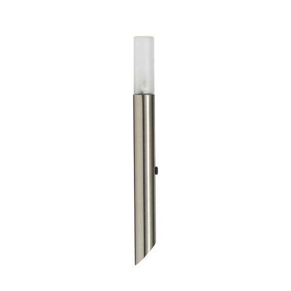 Garden Spike Light with Frosted Glass Diffuser Stainless Steel