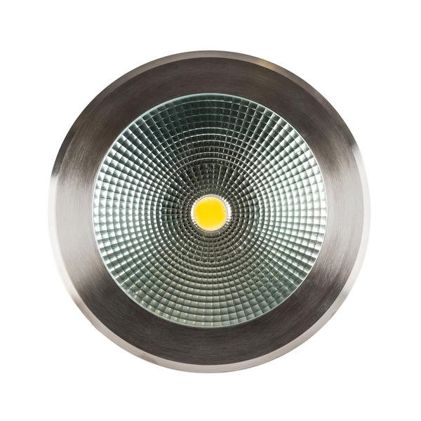 In-ground Uplighter Round, 260mm 316 Stainless Steel Face