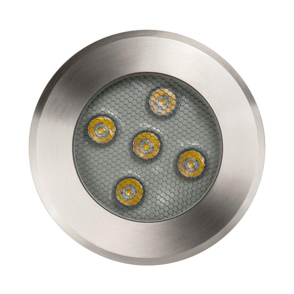 In-ground Uplighter Round, 150mm Face, 316 Stainless Steel