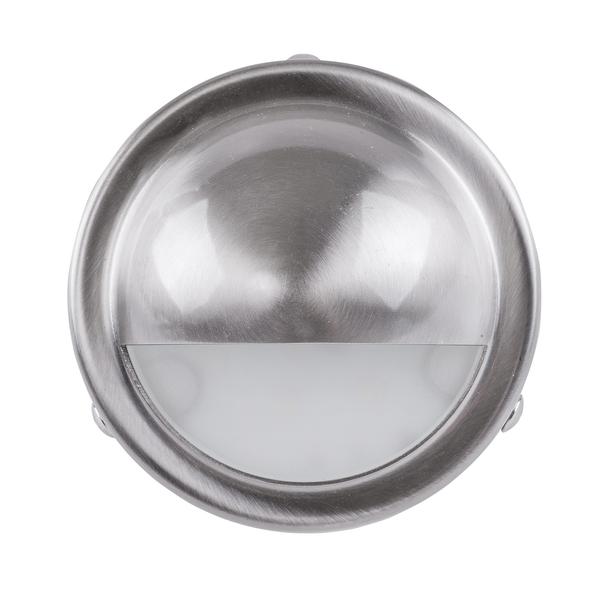 Surface Mounted Step Light with Large Eyelid 316 Stainless Steel
