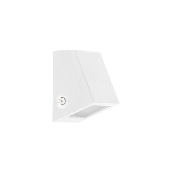 Square Wall Wedge Poly Powder Coated White
