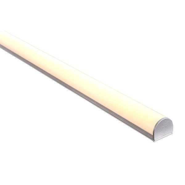 Shallow Square Alum Profile with Rounded Standard Diffuser - 3M