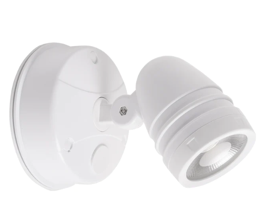 Focus Polycarbonate White Single Adjustable Spot Light