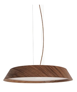 Noyer 510mm 40W Walnut Timber LED Pendant