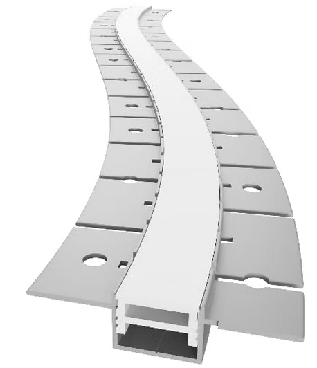 PLASTER FLEXIBLE ALUMINIUM PROFILE. PRICE PER METER