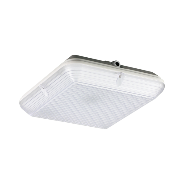 LED OYSTER 316mm SQ IP65 4K WH O2