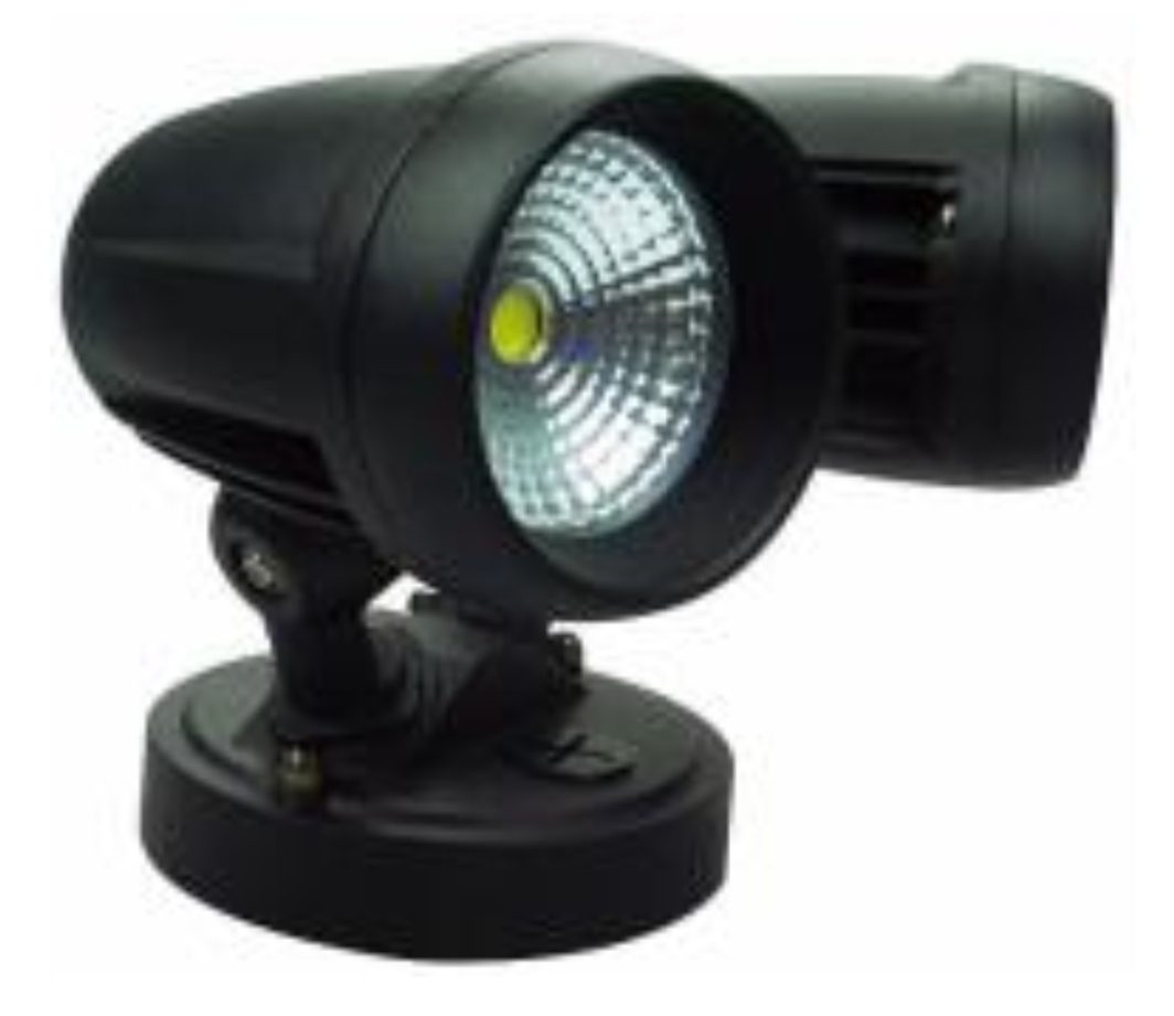 Double MEGA Spot LED 13W BLACK Exterior LED Floodlight, 5000K