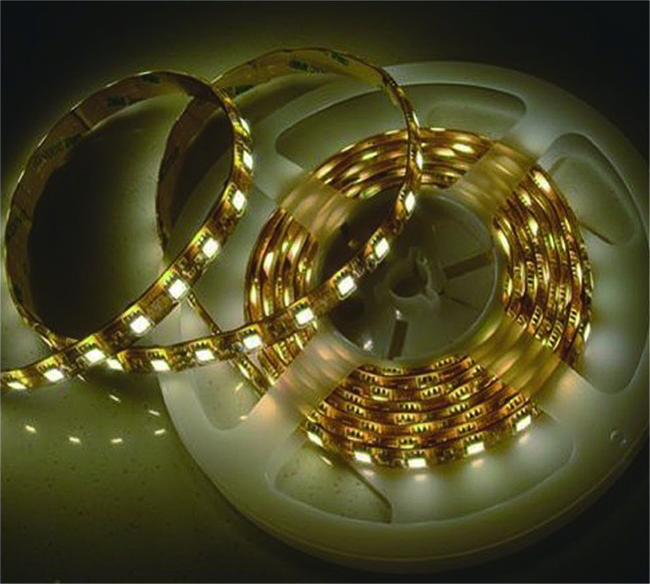 7.6W Per Meter LED Strip Completed with 3M Double Side Sticker,c