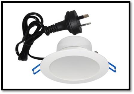 Sonic LED Dimmable 10W Tri-Colour Downlight Kit with built-in LE