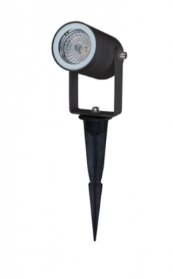 ELITE-SPIKE MR16 6W TRIO 12V BLACK