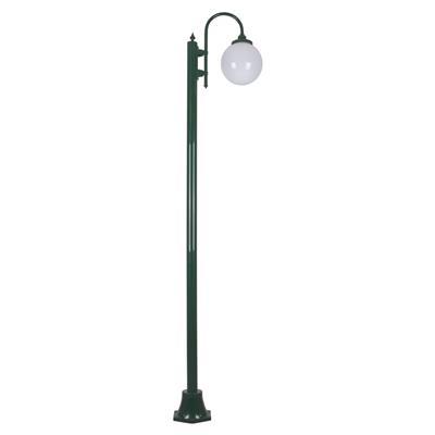 LISBON 1LT 2.4M 250MM GREEN OPAL POSTLIGHT