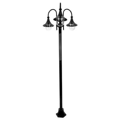 MONACO 3LT 2.4M POSTLIGHT E27 BLACK