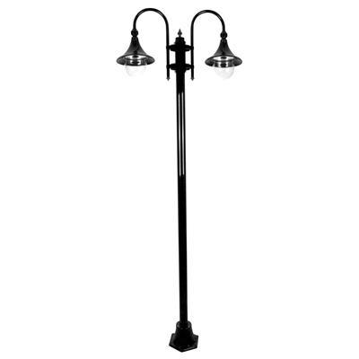 MONACO 2LT 2.4M POSTLIGHT E27 BLACK