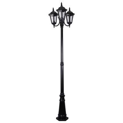 CHESTER 3LT 2.4M POSTLIGHT B22 BLACK