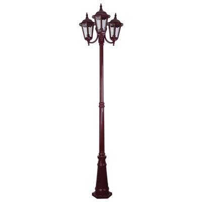 CHESTER 3LT 2.4M POSTLIGHT B22 BURGUNDY