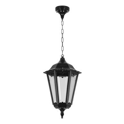 CHESTER-LARGE CHAIN PENDANT B22 BLACK
