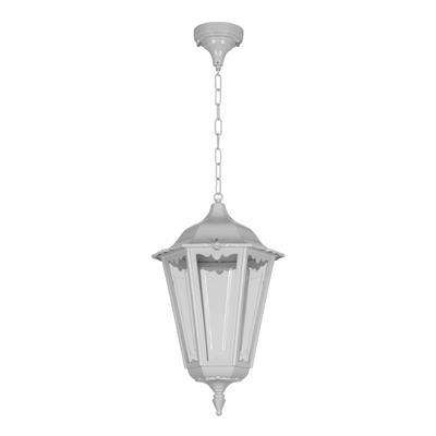 CHESTER-LARGE CHAIN PENDANT B22 WHITE