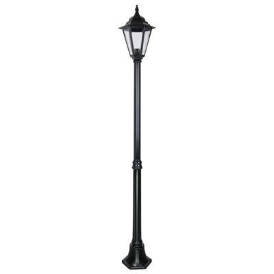 TURIN 1LT 1.96M POSTLIGHT B22 BLACK