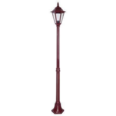 TURIN 1LT 1.96M POSTLIGHT B22 BURGUNDY