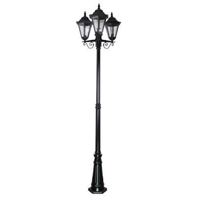 TURIN 3LT 2.47M POSTLIGHT B22 BLACK