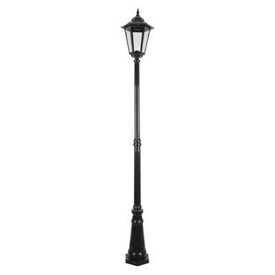 TURIN LARGE 1LT 2.45M POSTLIGHT B22 BLACK