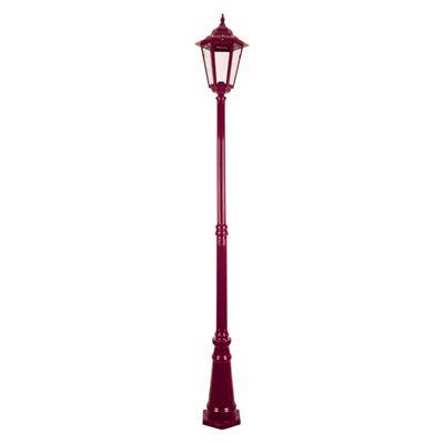 TURIN LARGE 1LT 2.45M POSTLIGHT B22 BURGUNDY