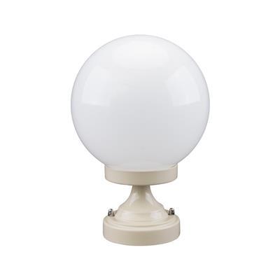 SIENA SMALL PILLAR POST 200MM OPAL E27 BEIGE