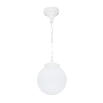 SIENA CHAIN PENDANT 200MM OPAL E27 WHITE