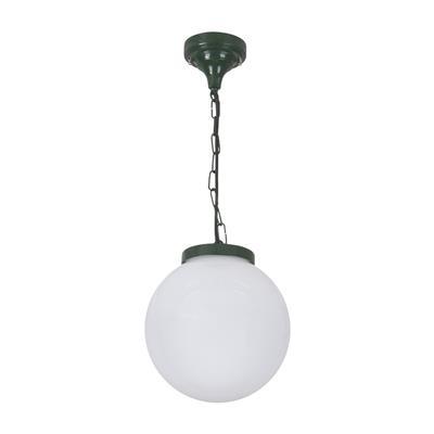 SIENA CHAIN PENDANT 250MM OPAL E27 GREEN