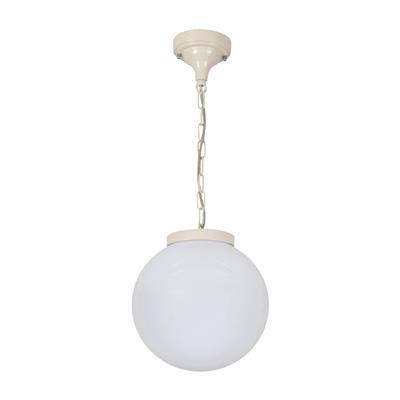 SIENA CHAIN PENDANT 250MM OPAL E27 WHITE