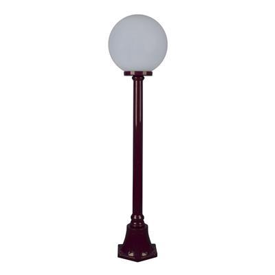 SIENA 1LT 1.25M 300MM OPAL POSTLIGHT BURGUNDY