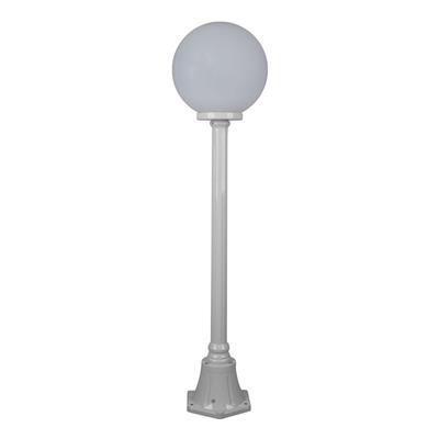 SIENA 1LT 1.25M 300MM OPAL POSTLIGHT WHITE