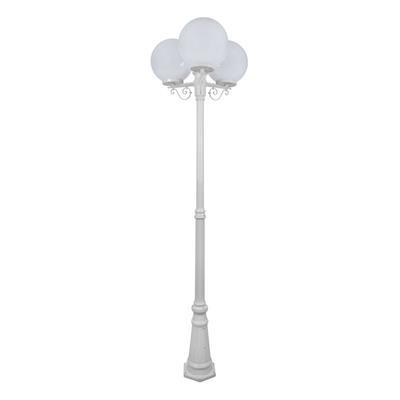 SIENA 3LT 2.4M 300MM OPAL POSTLIGHT WHITE