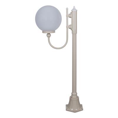 LISBON 1LT 1.32M 300MM OPAL POSTLIGHT BEIGE