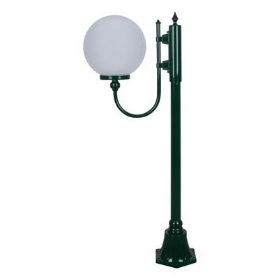 LISBON 1LT 1.32M 300MM OPAL POSTLIGHT GREEN