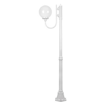 LISBON 1LT 1.94M 250MM OPAL POSTLIGHT WHITE