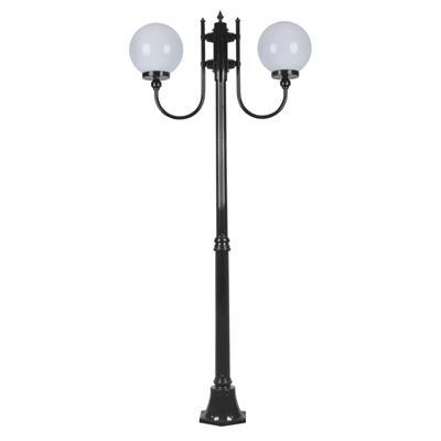 LISBON 2LT 1.94M 250MM OPAL POSTLIGHT BLACK